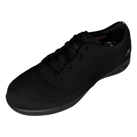 Skechers Sweet Blooms Women's Sz 8 M GO Step Lite Washable Black A398317 - Picture 1 of 4